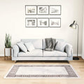 vidaXL Teppich Waschbar 80x150 cm Hellbeige