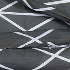 vidaXL Bettwäsche-Set Grau 140x200 cm Baumwolle