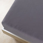 vidaXL Spannbettlaken 2 Stk. Jersey Anthrazit 90x200 cm Baumwolle
