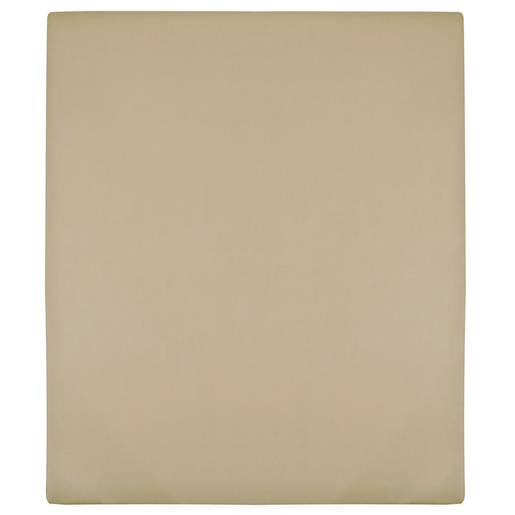vidaXL Spannbettlaken 2 Stk. Jersey Anthrazit 90x200 cm Baumwolle