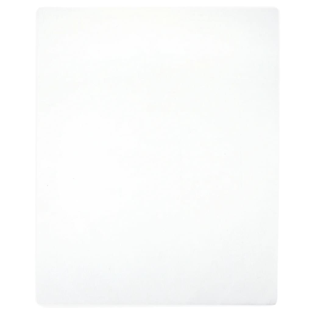 vidaXL Spannbettlaken 2 Stk. Jersey Anthrazit 90x200 cm Baumwolle