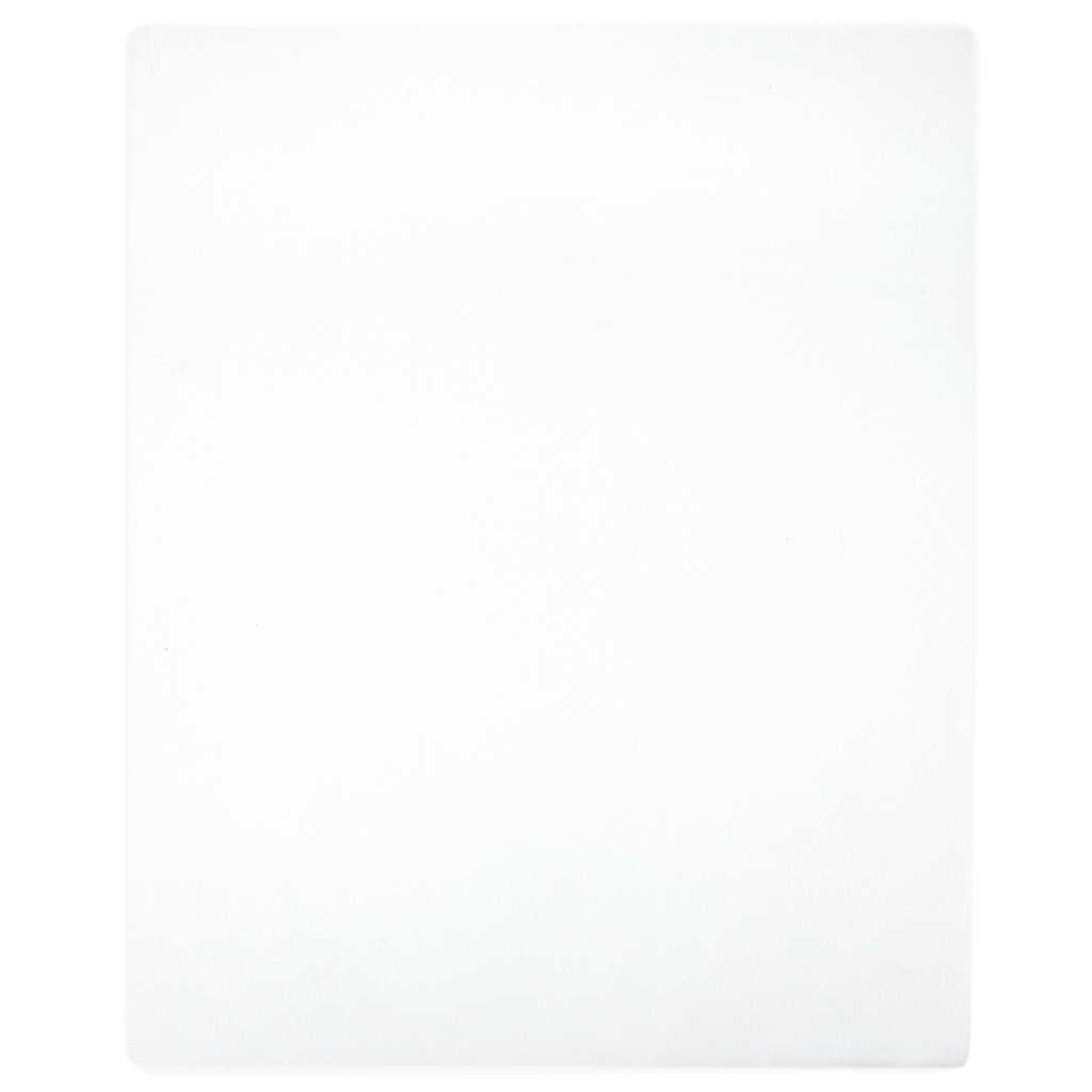 vidaXL Spannbettlaken Jersey Anthrazit 90x200 cm Baumwolle