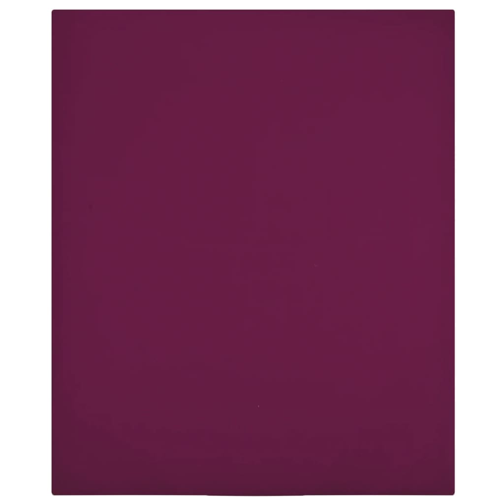 vidaXL Spannbettlaken 2 Stk. Jersey Anthrazit 90x200 cm Baumwolle