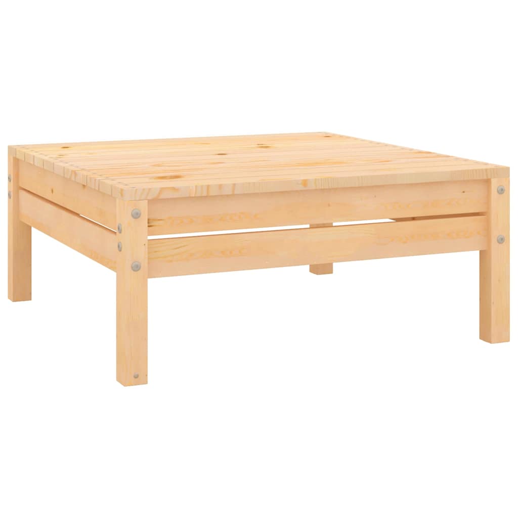 vidaXL Outdoor-Hocker Massivholz Kiefer