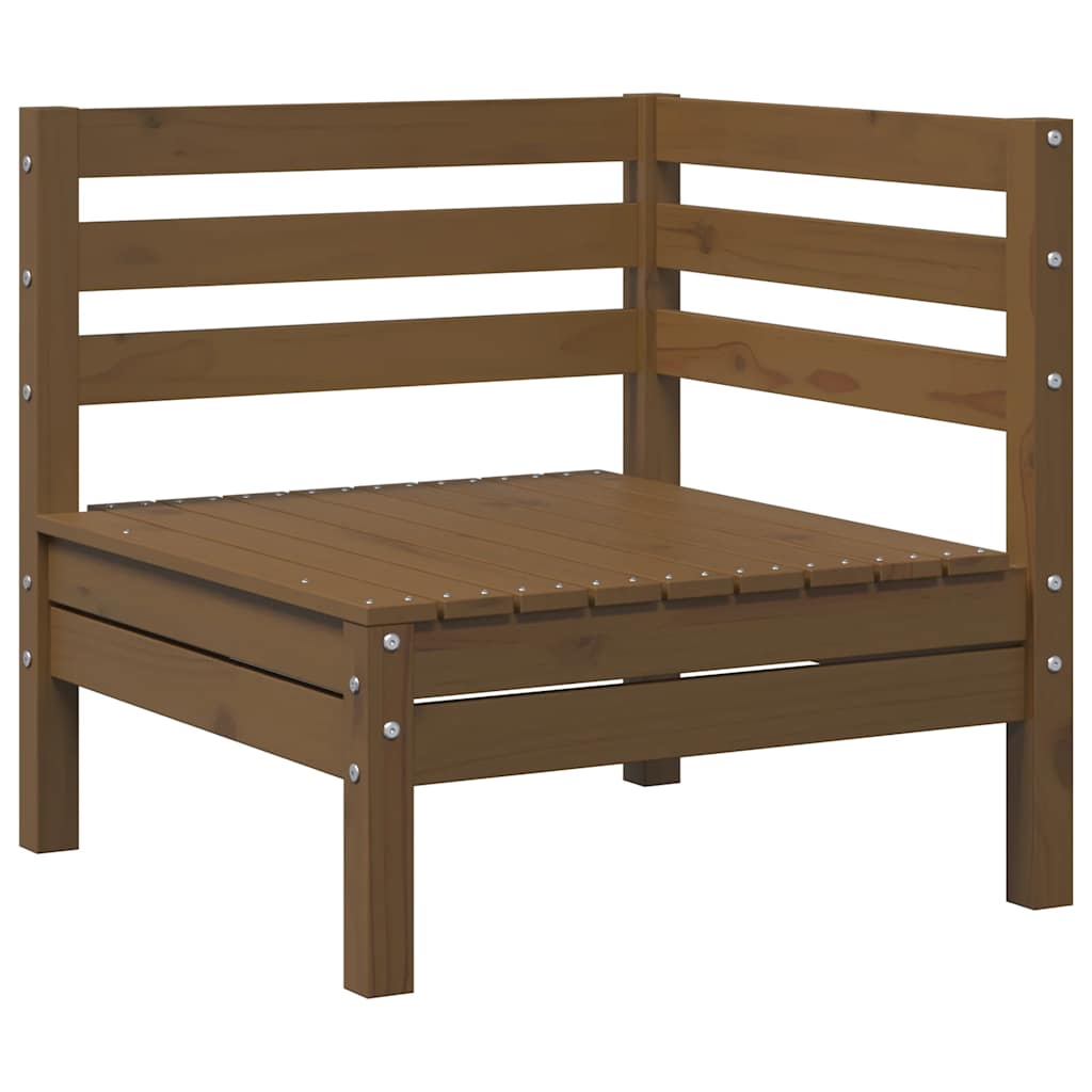 vidaXL 3-tlg. Garten-Lounge-Set Massivholz Kiefer Honigbraun