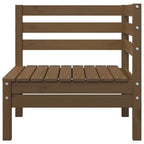 vidaXL 3-tlg. Garten-Lounge-Set Massivholz Kiefer Honigbraun