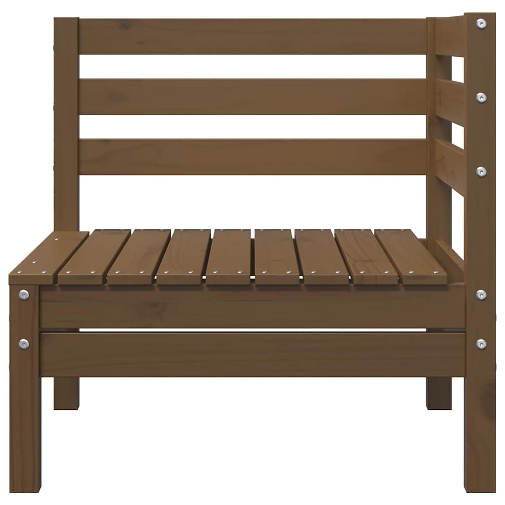 vidaXL 3-tlg. Garten-Lounge-Set Massivholz Kiefer Honigbraun