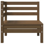 vidaXL 3-tlg. Garten-Lounge-Set Massivholz Kiefer Honigbraun