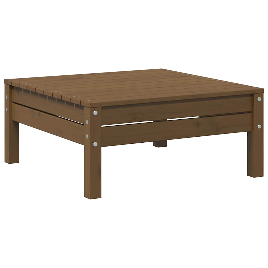 vidaXL 3-tlg. Garten-Lounge-Set Massivholz Kiefer Honigbraun