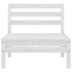 vidaXL 4-tlg. Garten-Lounge-Set Kiefer Massivholz Weiß