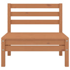 vidaXL 4-tlg. Garten-Lounge-Set Massivholz Kiefer Honigbraun