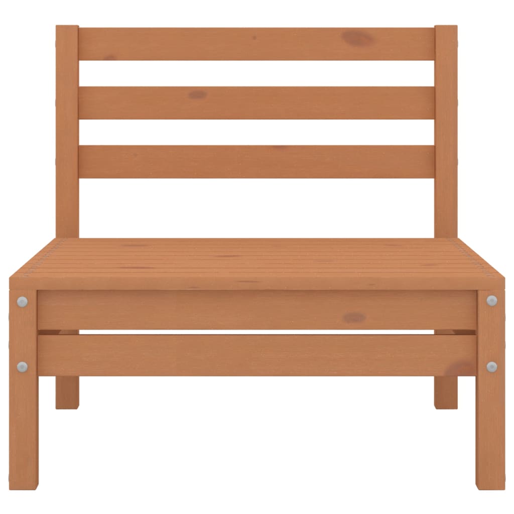 vidaXL 4-tlg. Garten-Lounge-Set Massivholz Kiefer Honigbraun