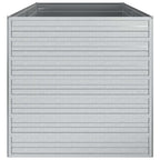 vidaXL Garten-Hochbeet 160x80x77 cm Verzinkter Stahl Silbern