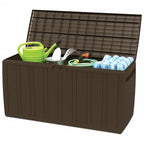 vidaXL Kissenbox Braun 117x45,5x57,5 cm 270 L