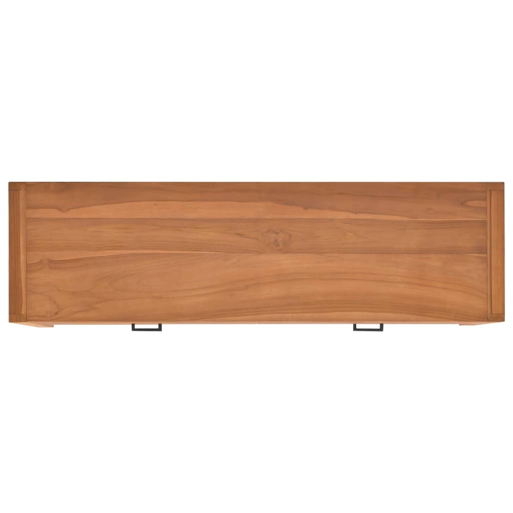 vidaXL TV-Schrank 120x40x45 cm Massivholz Teak