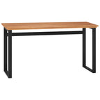 vidaXL Schreibtisch 120x45x75 cm Massivholz Teak