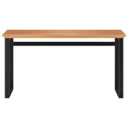 vidaXL Schreibtisch 120x45x75 cm Massivholz Teak