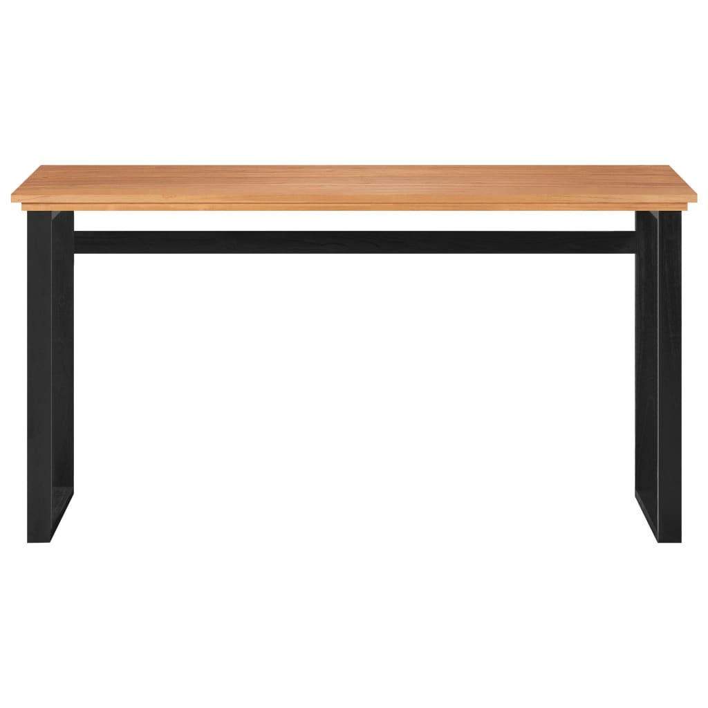 vidaXL Schreibtisch 120x45x75 cm Massivholz Teak