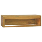 vidaXL Wand-Badschrank 110x45x30 cm Teak Massivholz
