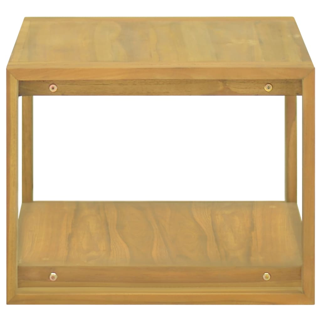 vidaXL Wand-Badschrank 60x45x35 cm Massivholz Teak