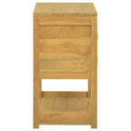vidaXL Badschrank 60x40x75 cm Massivholz Teak