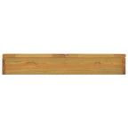 vidaXL Spiegelschrank 60x10x40 cm Massivholz Teak