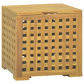 vidaXL Seilbox 40x40x40 cm Massivholz Teak