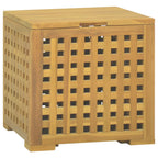 vidaXL Seilbox 40x40x40 cm Massivholz Teak