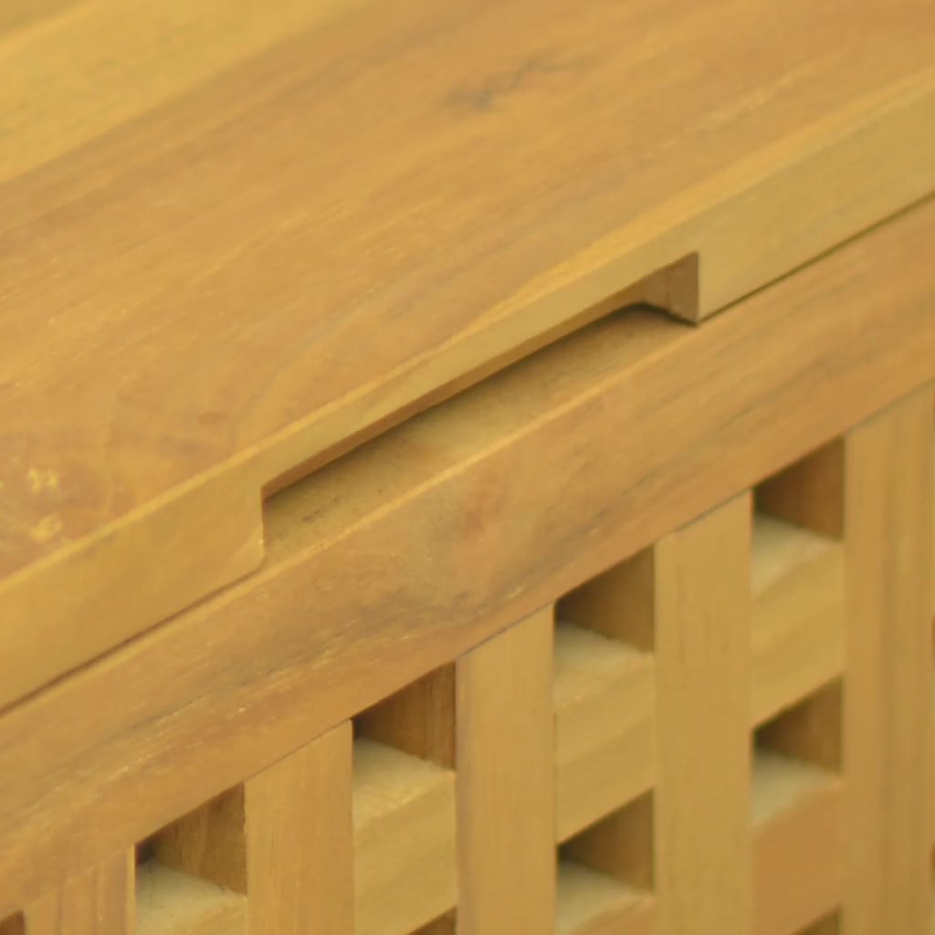 vidaXL Seilbox 40x40x40 cm Massivholz Teak