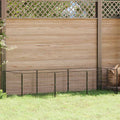 vidaXL Hundezwinger Schwarz 3 m² Stahl