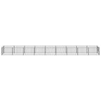 vidaXL Hundezwinger Schwarz 9 m² Stahl