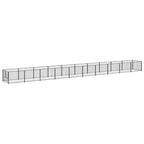 vidaXL Hundezwinger Schwarz 10 m² Stahl