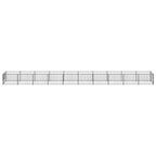 vidaXL Hundezwinger Schwarz 10 m² Stahl