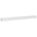 vidaXL Hundezwinger Silbern 10 m² Stahl