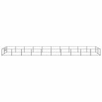 vidaXL Hundezwinger Schwarz 20 m² Stahl