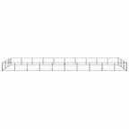 vidaXL Hundezwinger Schwarz 30 m² Stahl
