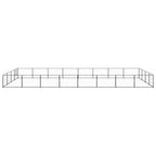 vidaXL Hundezwinger Schwarz 32 m² Stahl