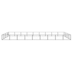 vidaXL Hundezwinger Schwarz 36 m² Stahl