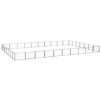 vidaXL Hundezwinger Schwarz 70 m² Stahl