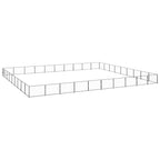 vidaXL Hundezwinger Schwarz 90 m² Stahl