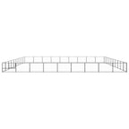 vidaXL Hundezwinger Schwarz 90 m² Stahl