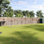 vidaXL Hundezwinger Silbern 22,99 m² Stahl