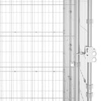 vidaXL Outdoor-Hundezwinger mit Überdachung Verzinkter Stahl 4,84 m²