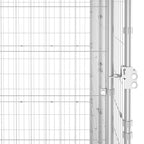 vidaXL Outdoor-Hundezwinger mit Überdachung Verzinkter Stahl 9,68 m²