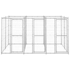 vidaXL Outdoor-Hundezwinger Verzinkter Stahl 7,26 m²