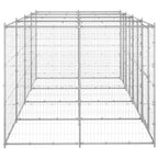 vidaXL Outdoor-Hundezwinger Verzinkter Stahl 9,68 m²