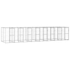 vidaXL Outdoor-Hundezwinger Verzinkter Stahl 19,36 m²