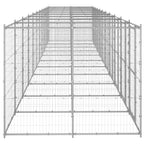 vidaXL Outdoor-Hundezwinger Verzinkter Stahl 26,62 m²
