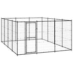 vidaXL Outdoor-Hundezwinger Stahl 14,52 m²
