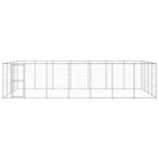 vidaXL Outdoor-Hundezwinger Verzinkter Stahl 33,88 m²